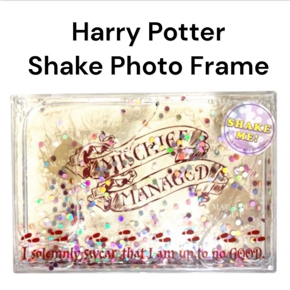 New Silver Buffalo Harry Potter Mischief Managed Shake Photo Frame, 4" x 6" - Picture 1 of 11